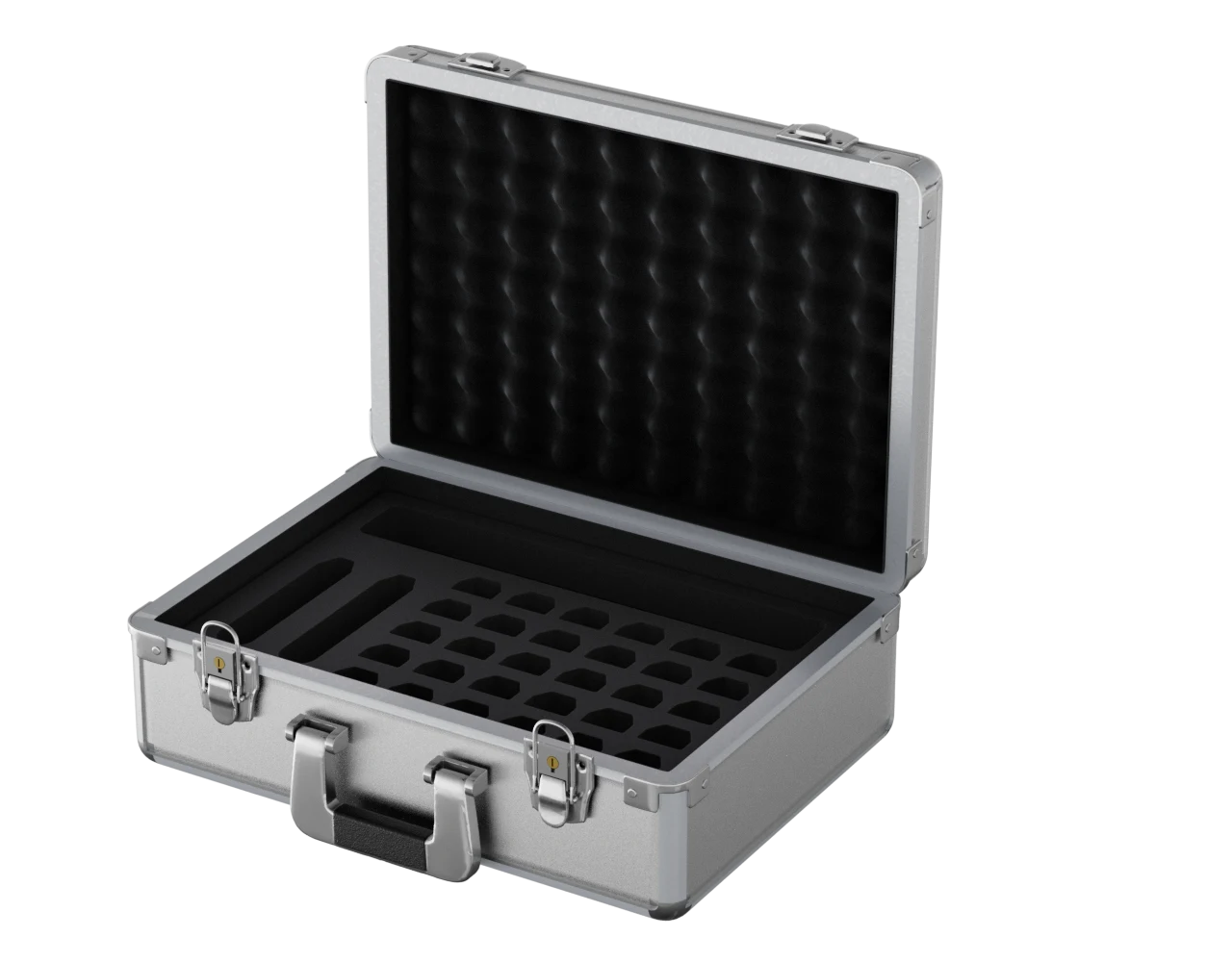 Open 30-slot charging and storage case