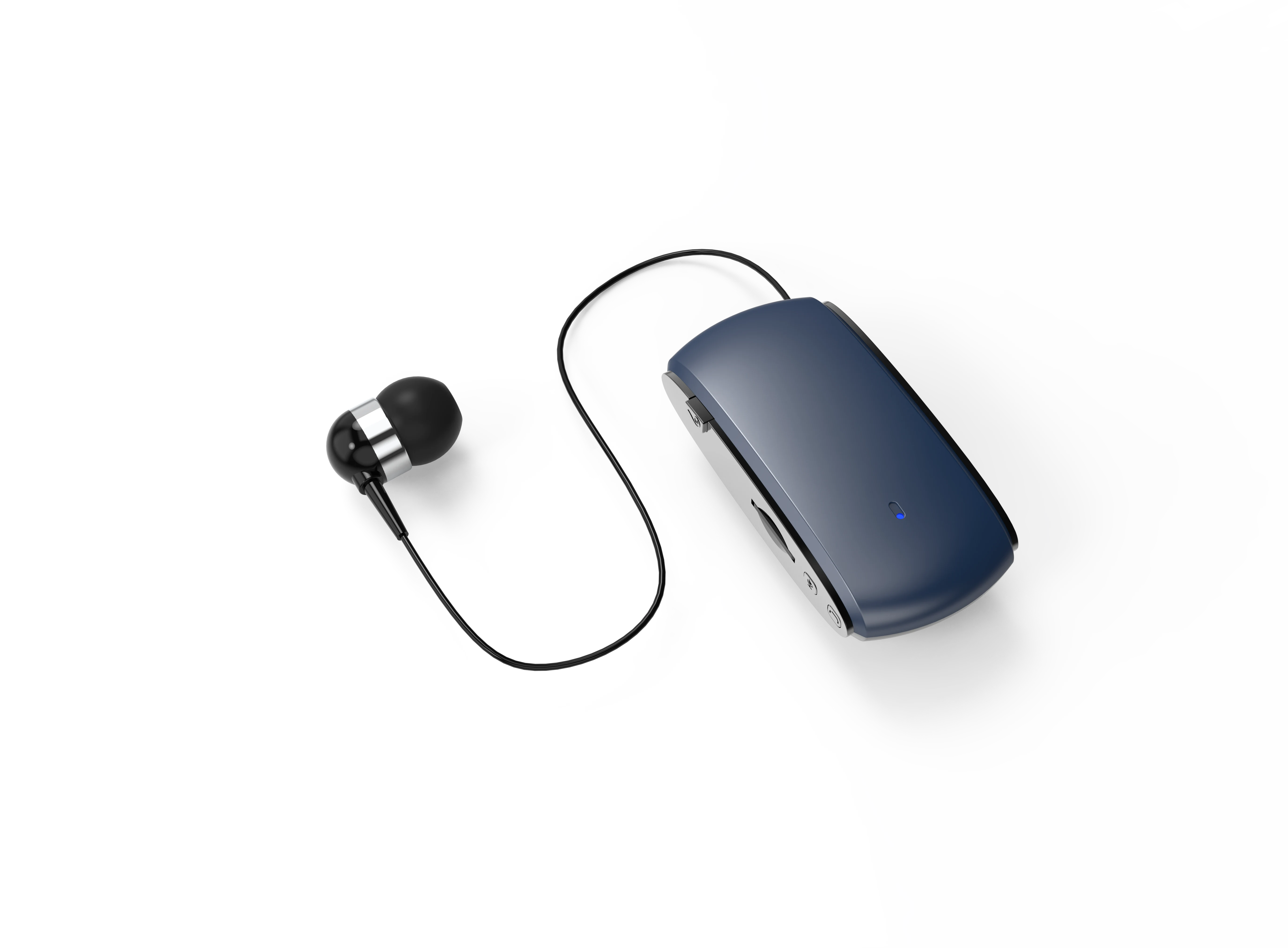 K68 in Blue — Extended angled view
