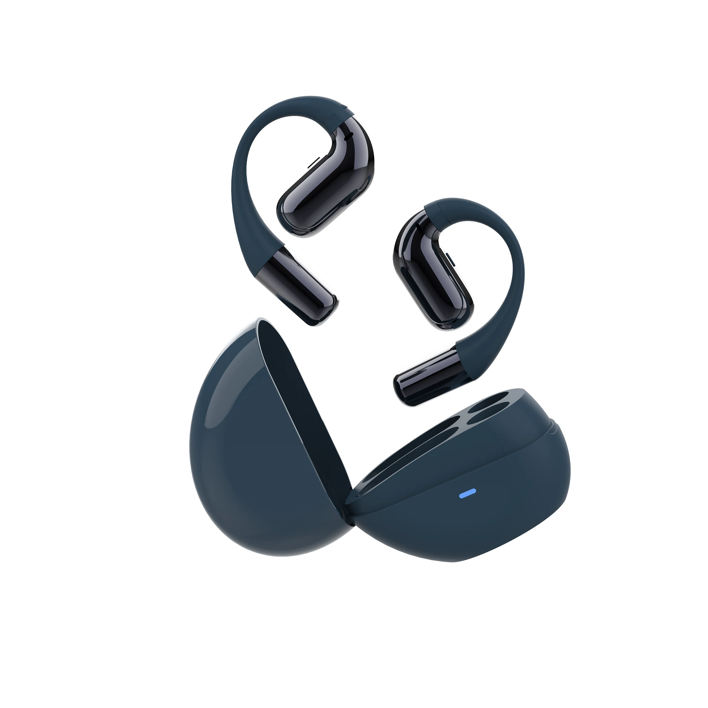 F15 in Blue — Earbuds & case