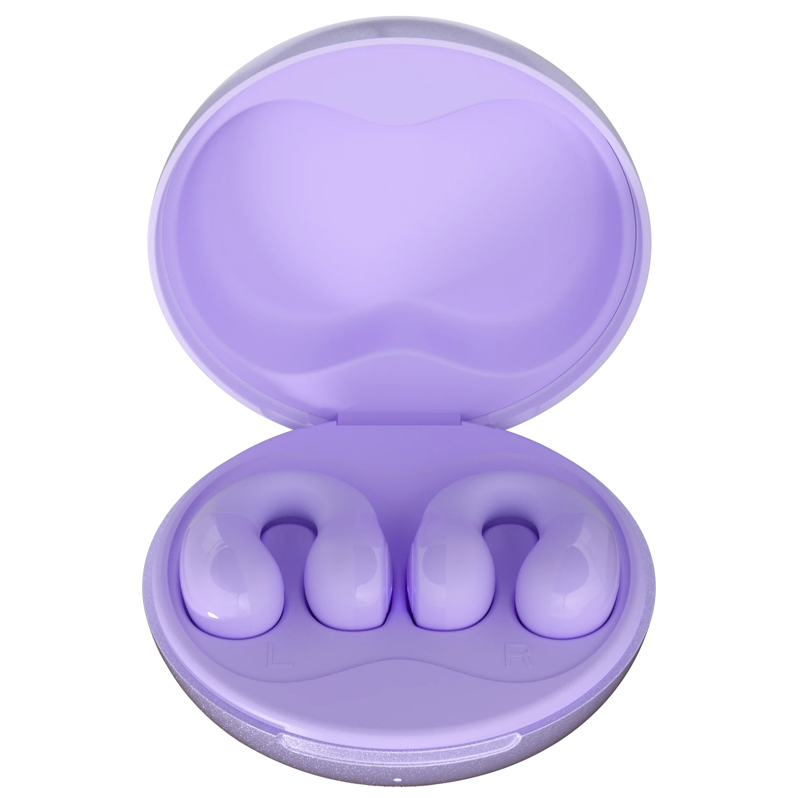 F13 in Purple — Open case — front