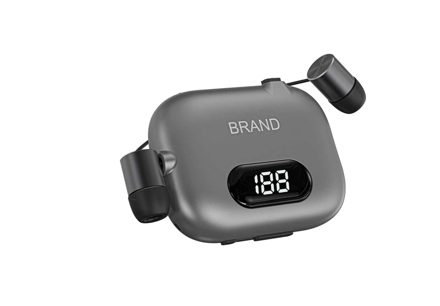 K97 black finish with two in-ear earbuds